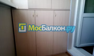 Шкаф на балкон купить в Щёлково на заказ недорого от МосБалкон