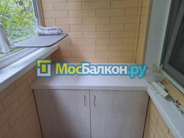 Шкаф на балкон купить в Щёлково на заказ недорого от МосБалкон